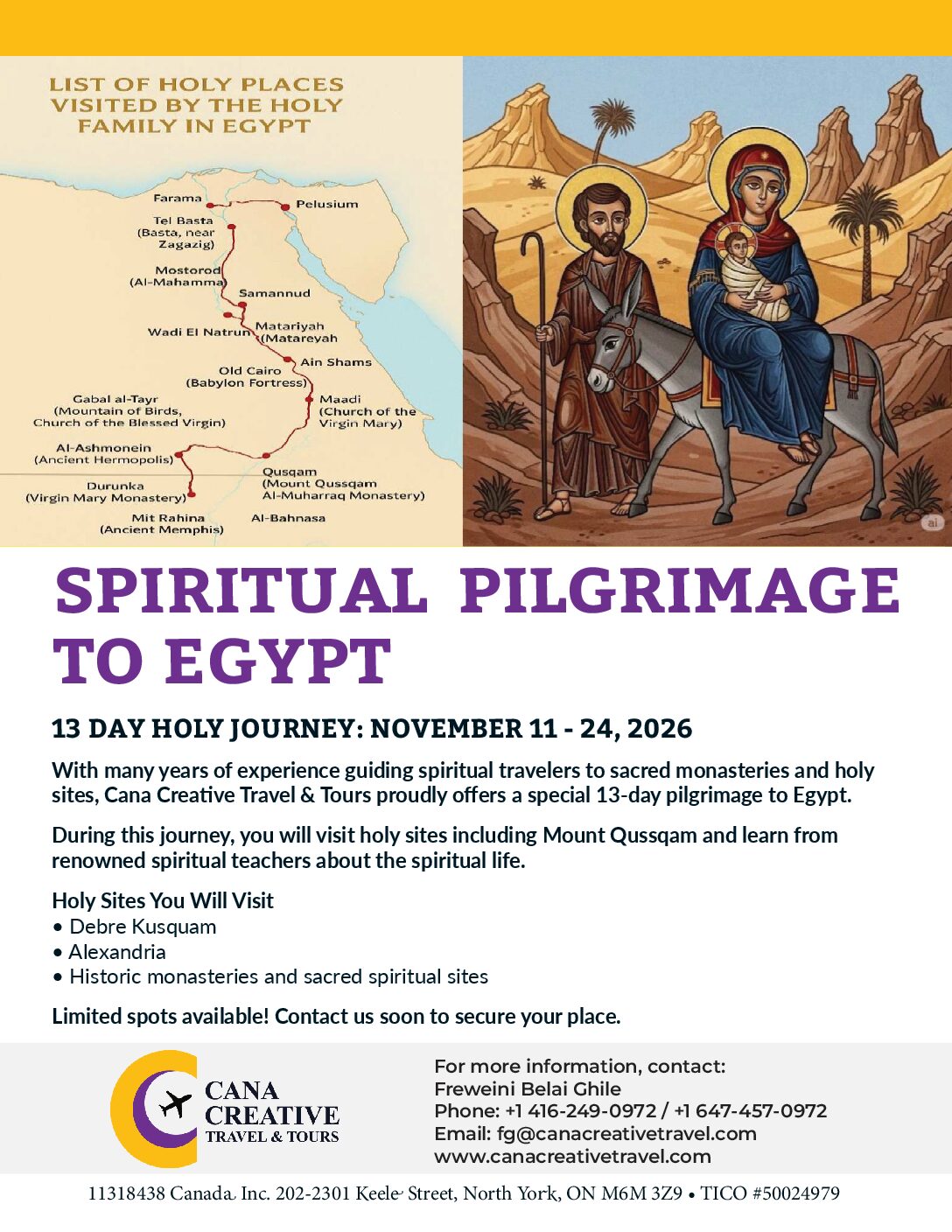Cana Holy Land Pilgrimage